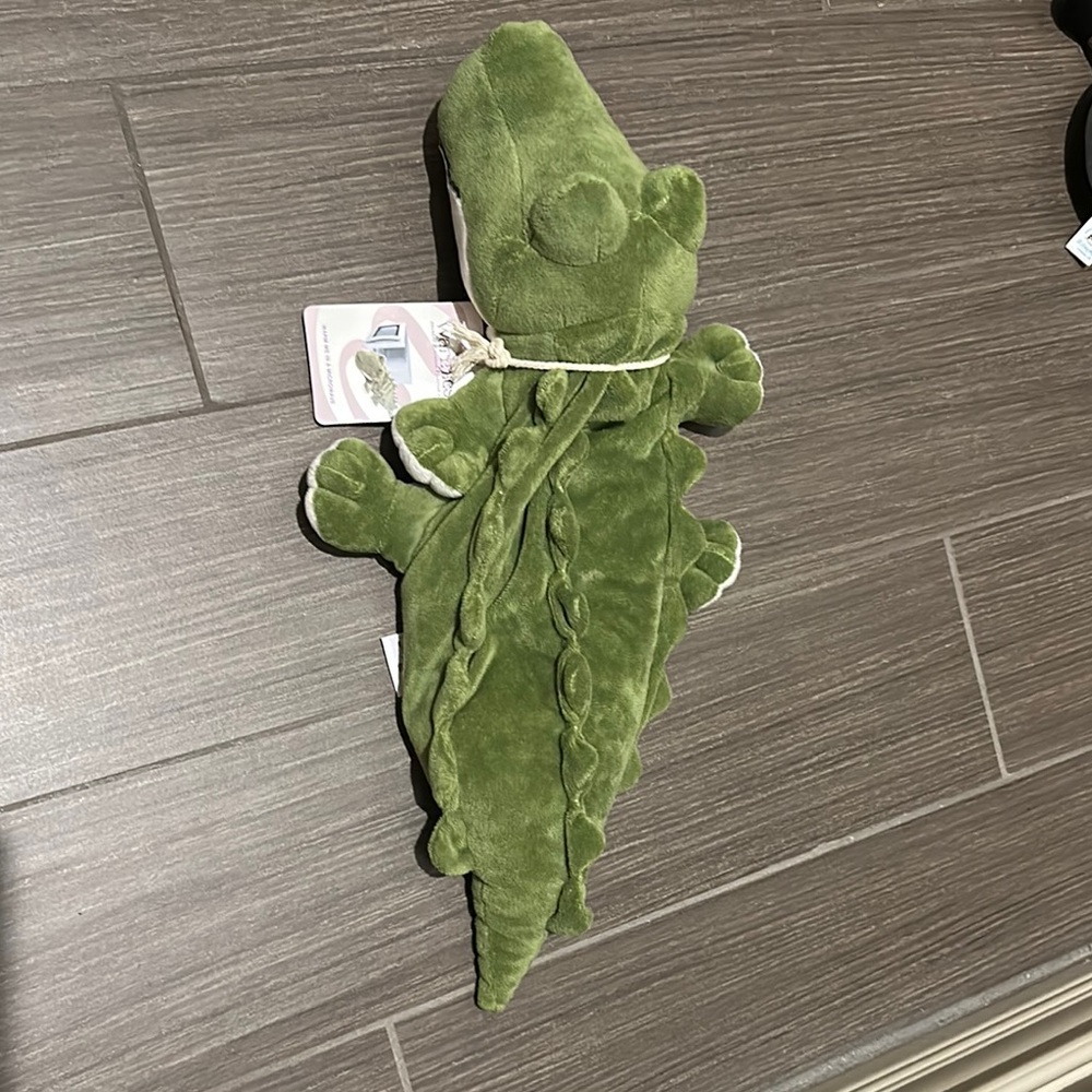 Green Plush Alligator Toy - Picture 2 of 4